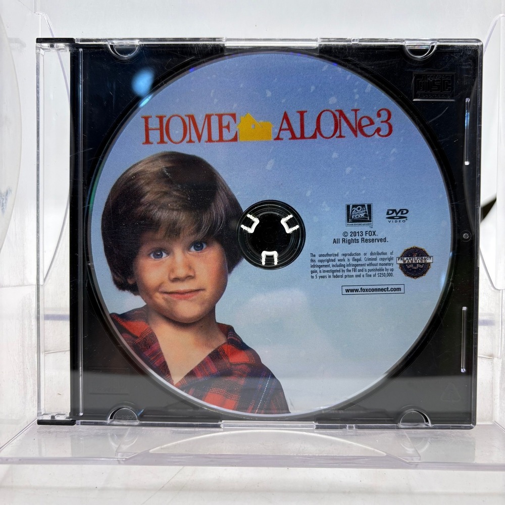 Home Alone 3 DVD 2013 Fox Family Comedy Movie Disc Only